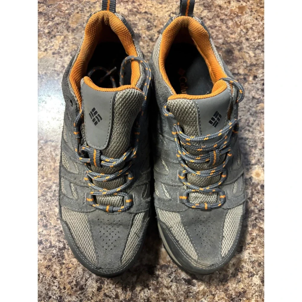 Columbia Mens Crestwood Hiking Shoes Graphite Canyon Gold BM5372-006 Size 8